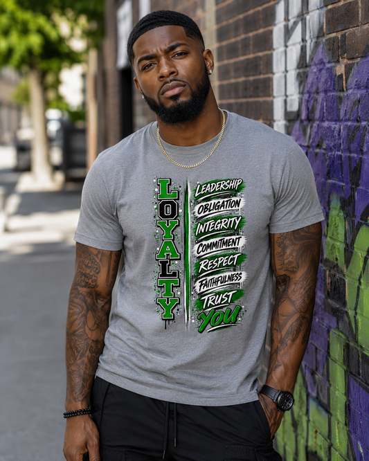 Loyalty Graphic T-Shirt – Honor, Trust & Respect Streetwear Tee
