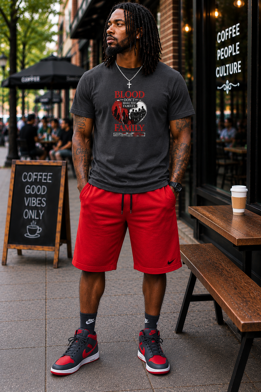 Blood Don't Make You Family T-Shirt – Loyalty Over Bloodline Graphic Tee