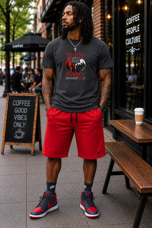 Blood Don't Make You Family T-Shirt – Loyalty Over Bloodline Graphic Tee