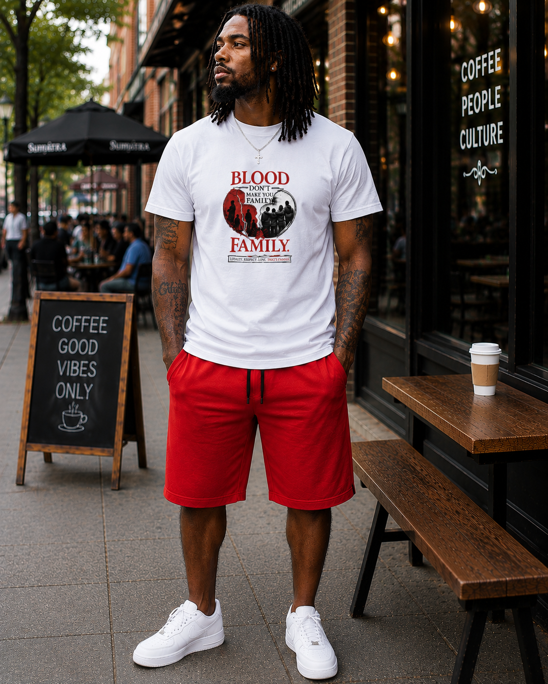 Blood Don't Make You Family T-Shirt – Loyalty Over Bloodline Graphic Tee