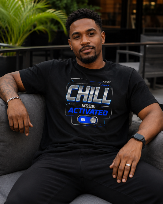 Chill Mode Activated Graphic T-Shirt – Relaxed Vibes Statement Tee