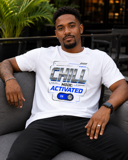 Chill Mode Activated Graphic T-Shirt – Relaxed Vibes Statement Tee