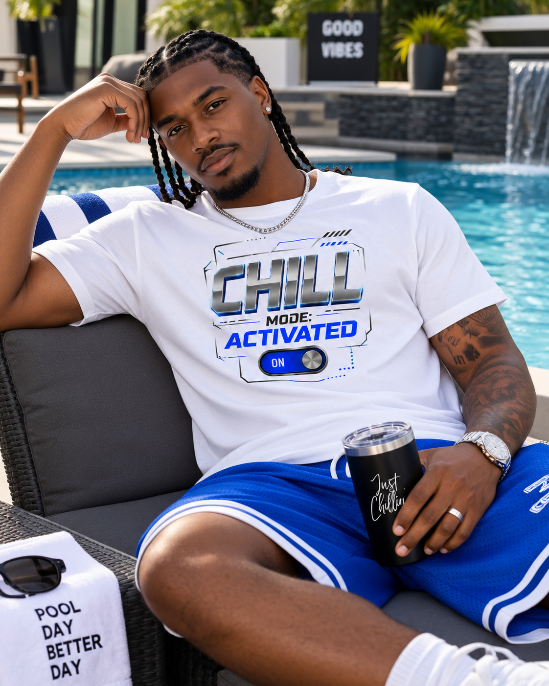 Chill Mode Activated Graphic T-Shirt – Relaxed Vibes Statement Tee