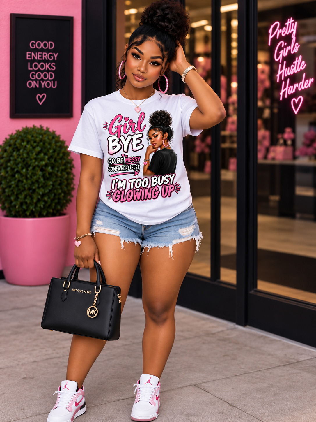 Girl Bye Graphic T-Shirt – Go Be Messy Somewhere Else Sassy Statement Tee