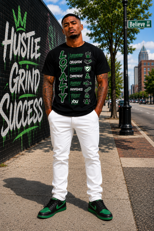 Loyalty – Honor, Trust and Respect Streetwear Graphic T-Shirt