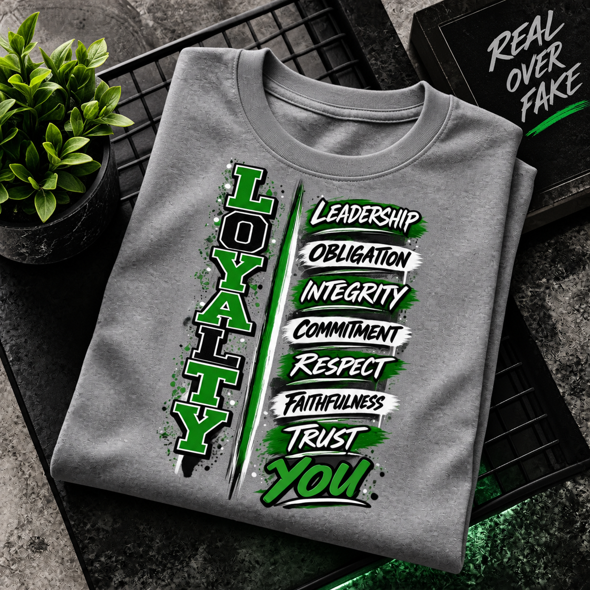 Loyalty Graphic T-Shirt – Honor, Trust & Respect Streetwear Tee