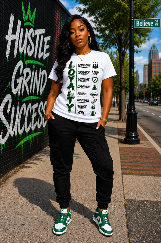 Loyalty – Honor, Trust and Respect Streetwear Graphic T-Shirt