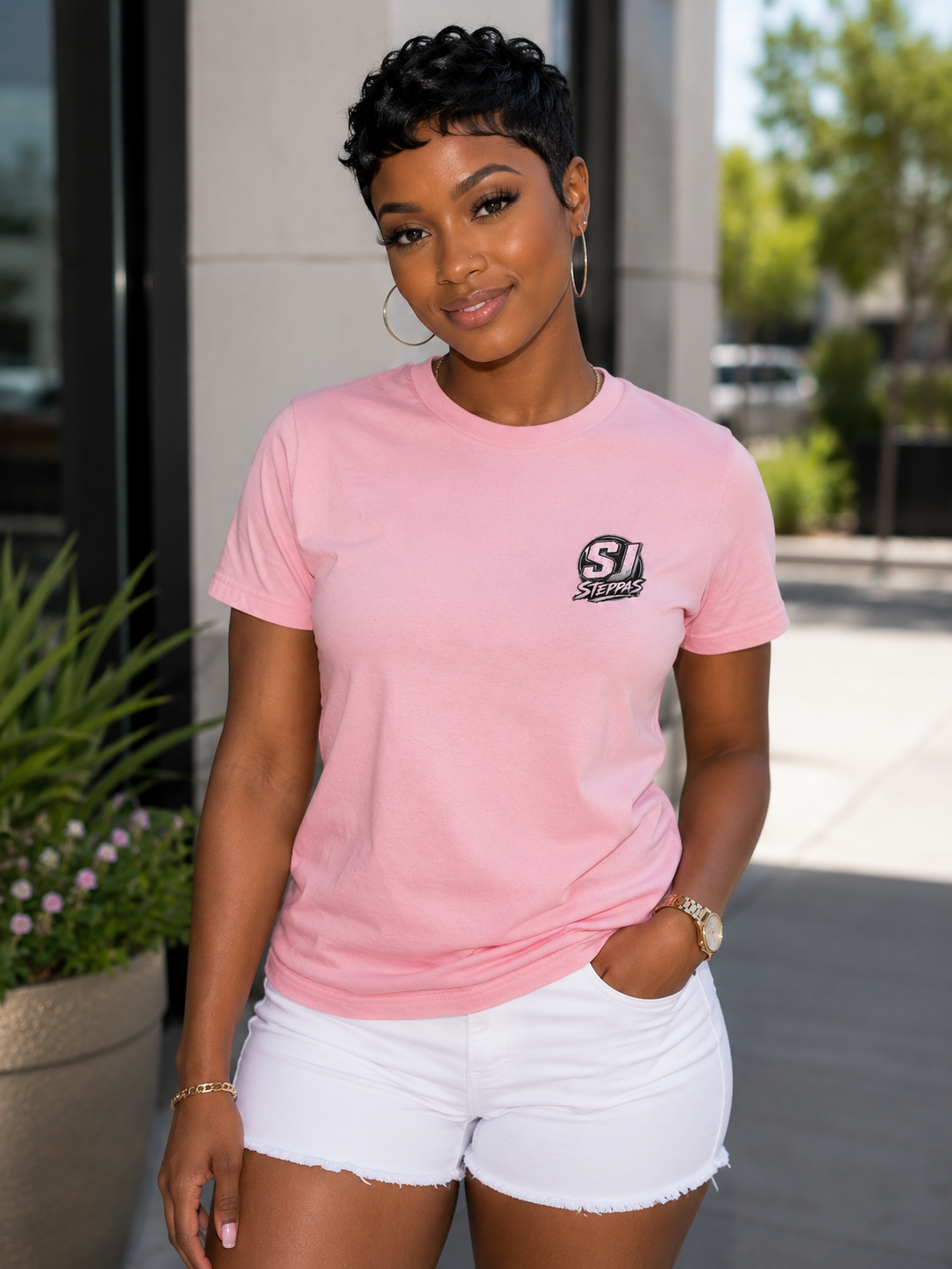 SJ Steppas Left-Chest Logo T-Shirt – Premium Urban Streetwear