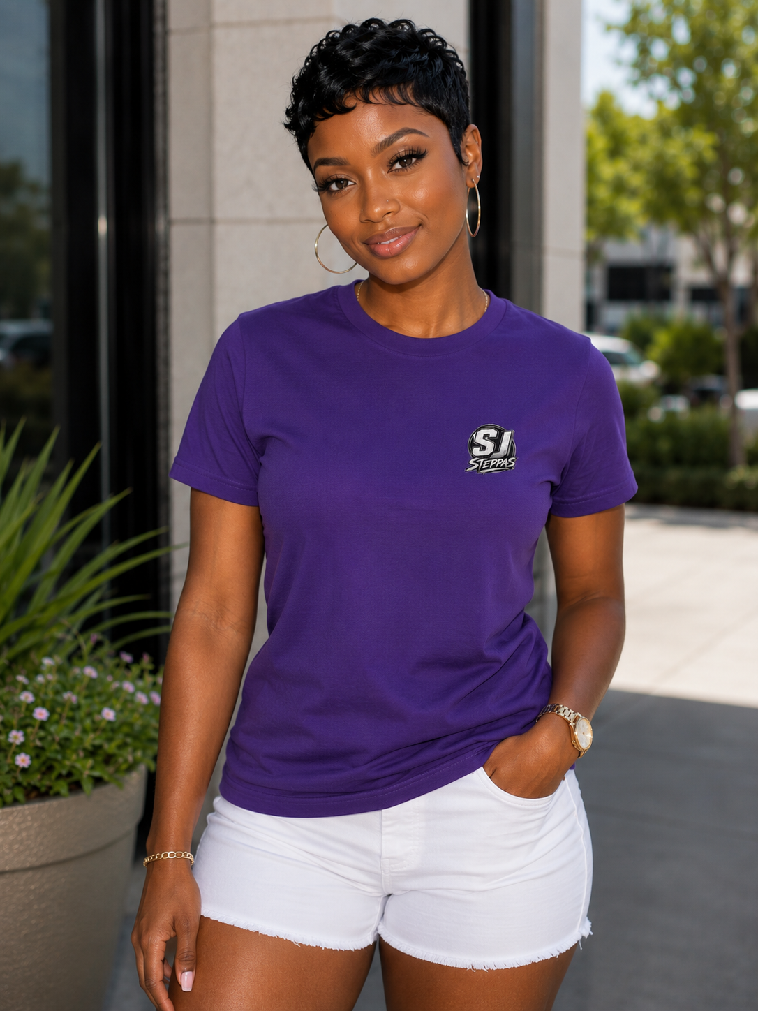 SJ Steppas Left-Chest Logo T-Shirt – Premium Urban Streetwear