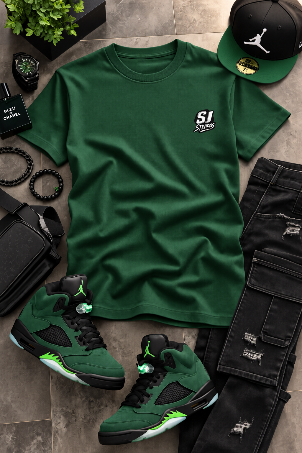 SJ Steppas Left-Chest Logo T-Shirt – Premium Urban Streetwear