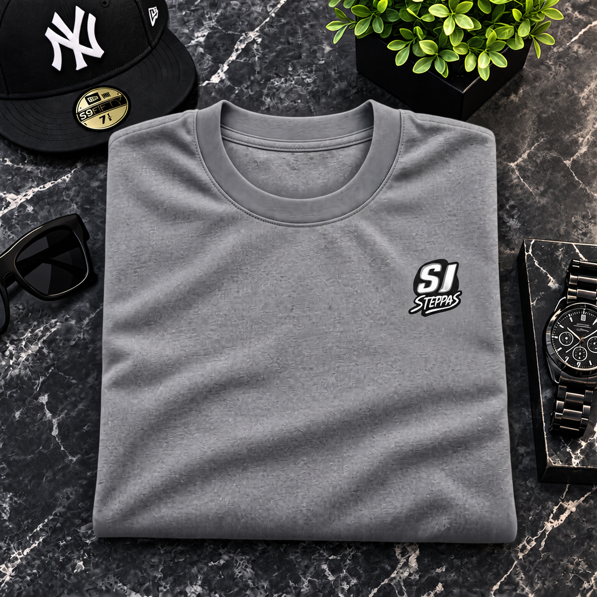 SJ Steppas Left-Chest Logo T-Shirt – Premium Urban Streetwear