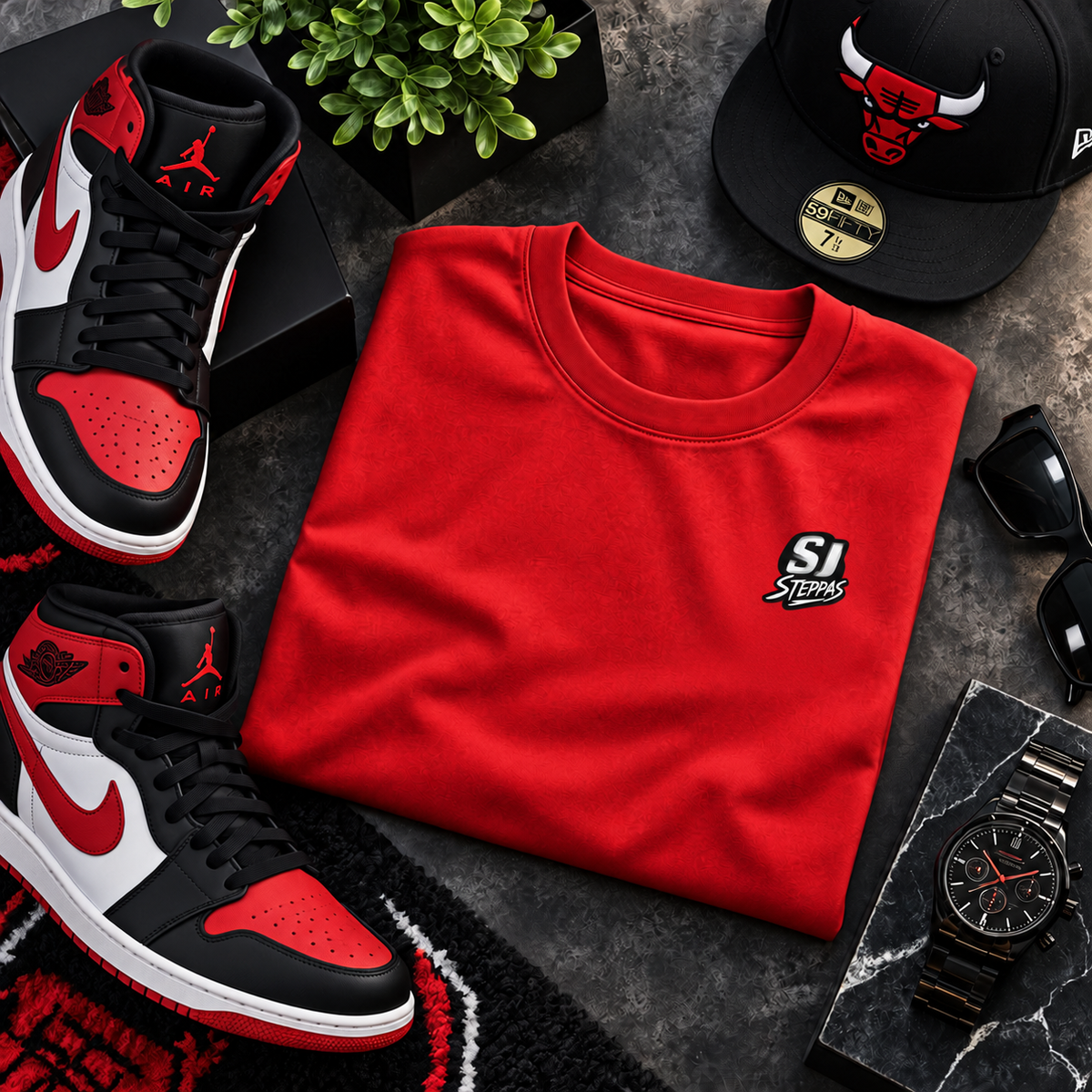 SJ Steppas Left-Chest Logo T-Shirt – Premium Urban Streetwear