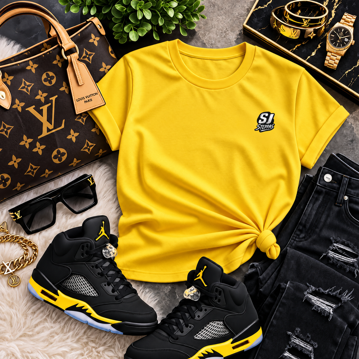 SJ Steppas Left-Chest Logo T-Shirt – Premium Urban Streetwear